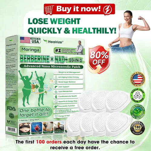 𝐎𝐟𝐟𝐢𝐜𝐢𝐚𝐥 𝐔𝐒 𝐒𝐭𝐨𝐫𝐞 | 🇺🇸𝐇𝐞𝐚𝐥𝐫𝐢𝐳𝐞® Moringa · Berberine × NAD+ 🩺𝟏𝟎-𝐢𝐧-𝟏 𝐀𝐝𝐯𝐚𝐧𝐜𝐞𝐝 𝐍𝐚𝐧𝐨 𝐌𝐢𝐜𝐫𝐨𝐧𝐞𝐞𝐝𝐥𝐞 𝐏𝐚𝐭𝐜𝐡 — 𝐎𝐧𝐜𝐞 𝐃𝐚𝐢𝐥𝐲, 𝐕𝐢𝐬𝐢𝐛𝐥𝐞 𝐑𝐞𝐬𝐮𝐥𝐭𝐬 𝐢𝐧 𝟕 𝐃𝐚𝐲𝐬 🧑‍⚕️